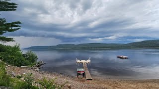 Ottawa River, Deep River, Ontario almost a Tornado!
