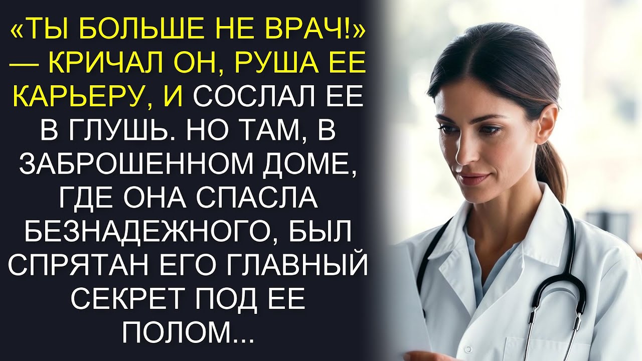 «Ты больше не врач!» — кричал он. Но она была ЛУЧШИМ врачом, пока босс не подставил ее...