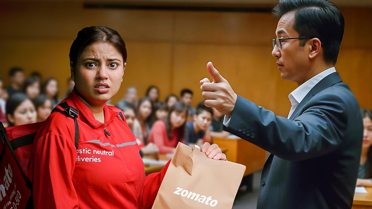I Delivered Food in Middle of Lecture as a Fake Zomato Rider !