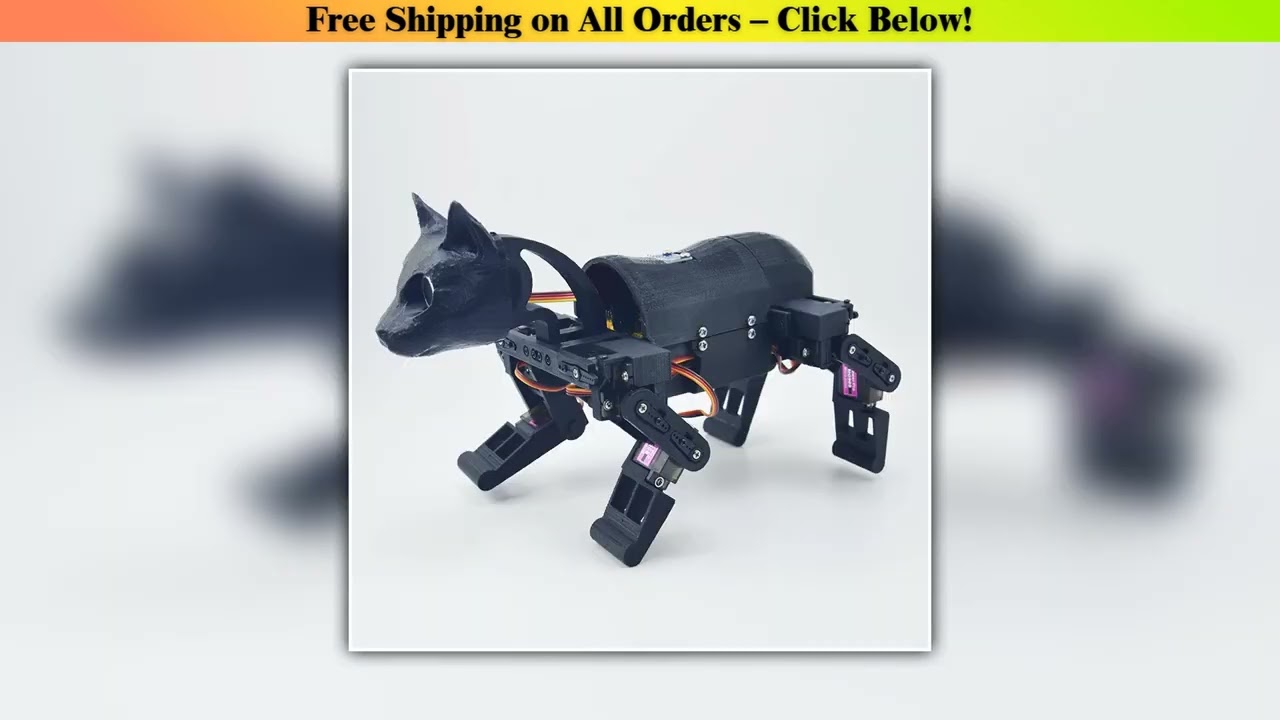12 Dof Quadruped Bionic Robot Cat for Arduino Programming Original Open Source Code Android App