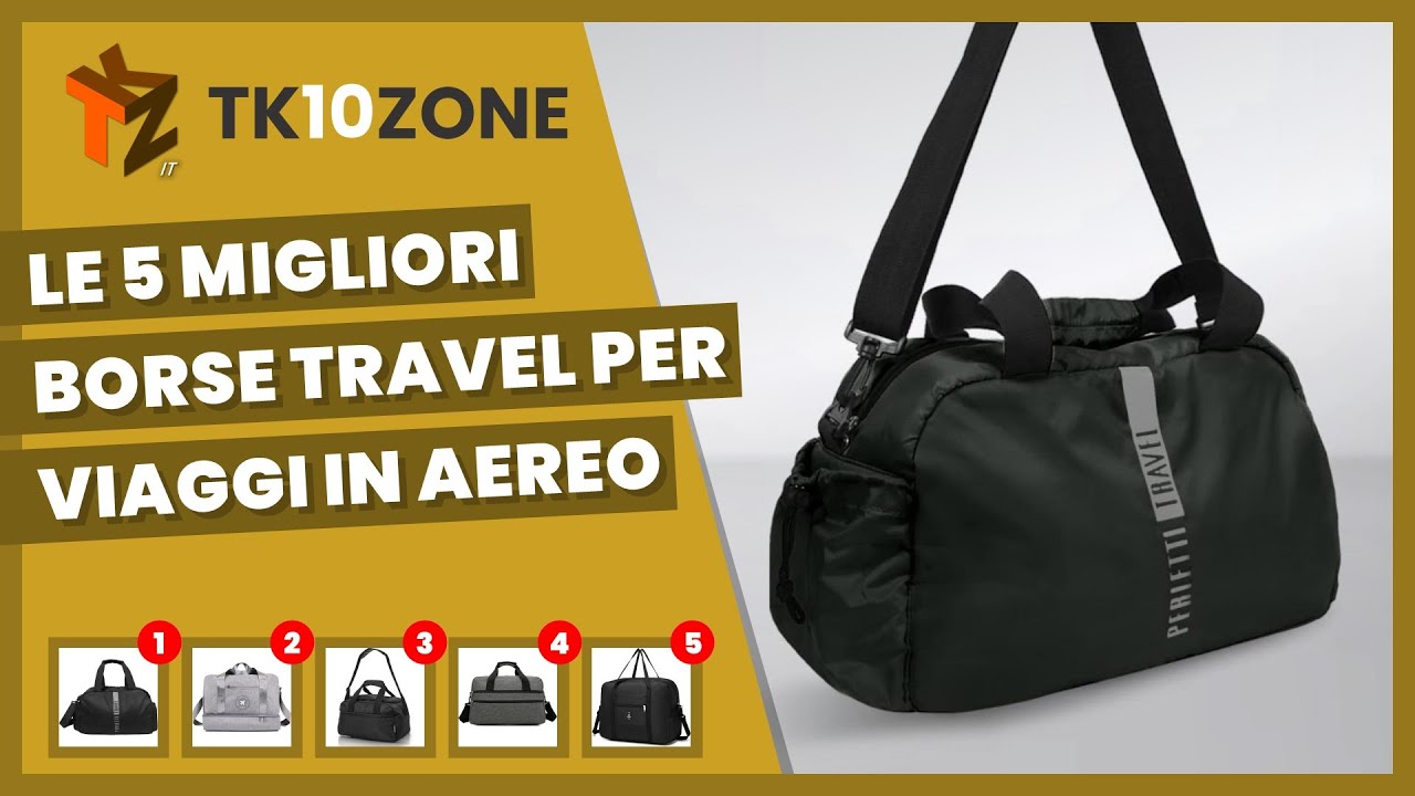 Le 5 migliori borse travel per viaggi in aereo