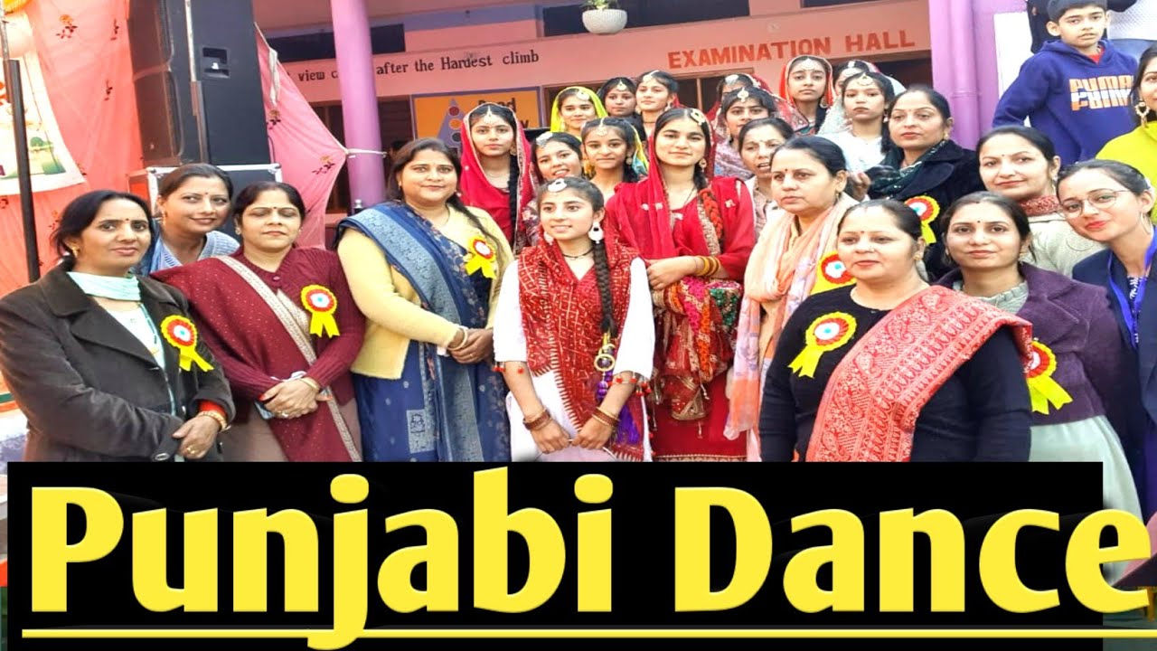 Punjabi folk Dance school performance | Annual Function cultural Dance ...