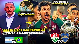 ARGENTINOS SE RENDEM AO FLUMINENSE E PEDEM CANO NA SELEÇÃO