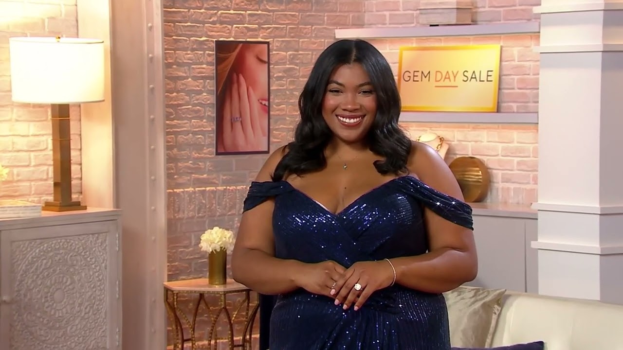 Affinity Diamonds Fancy Yellow Baguette & Round Halo 1cttw Ring, 14K on QVC