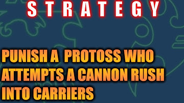 TvP - Punish a Toss who attempts a cannon rush into Carriers
