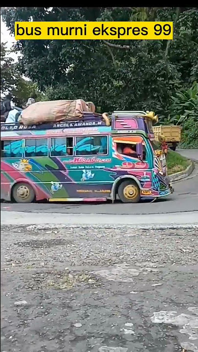 #short balapan bus gunung BUS makaro bus murni ekspres bus sutra