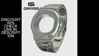 Square Watch Case 316L Steel Bracelet for Nautilus NH34 NH35 NH36 4r35 Movement Sapphire Glass Watch