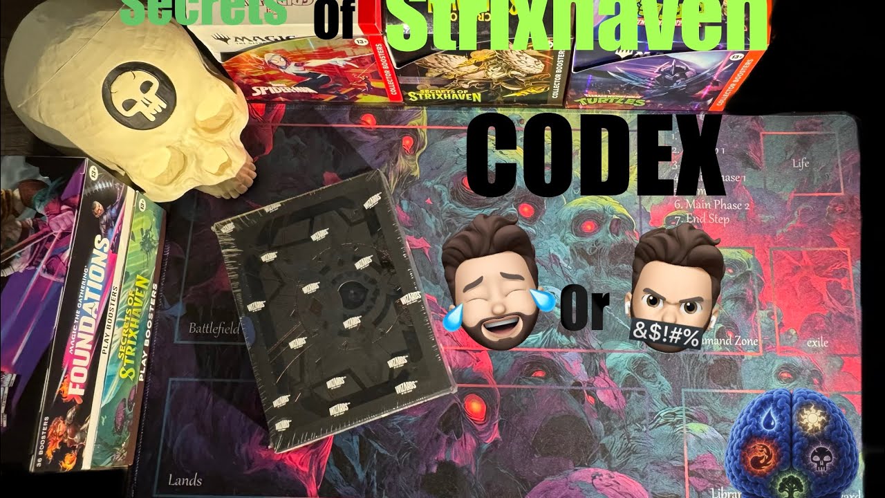 INSANE PULLS!?! Cracking a Magic the Gathering Secrets Of Strixhaven Codex  Gift Bundle - YouTube