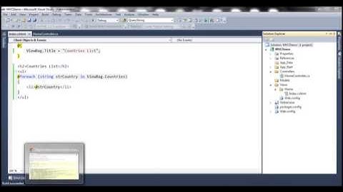 Part 6  ViewData and ViewBag in mvc