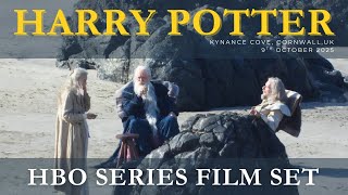 Harry Potter Hbo Series Filming At Kynance Cove, Cornwall, Uk