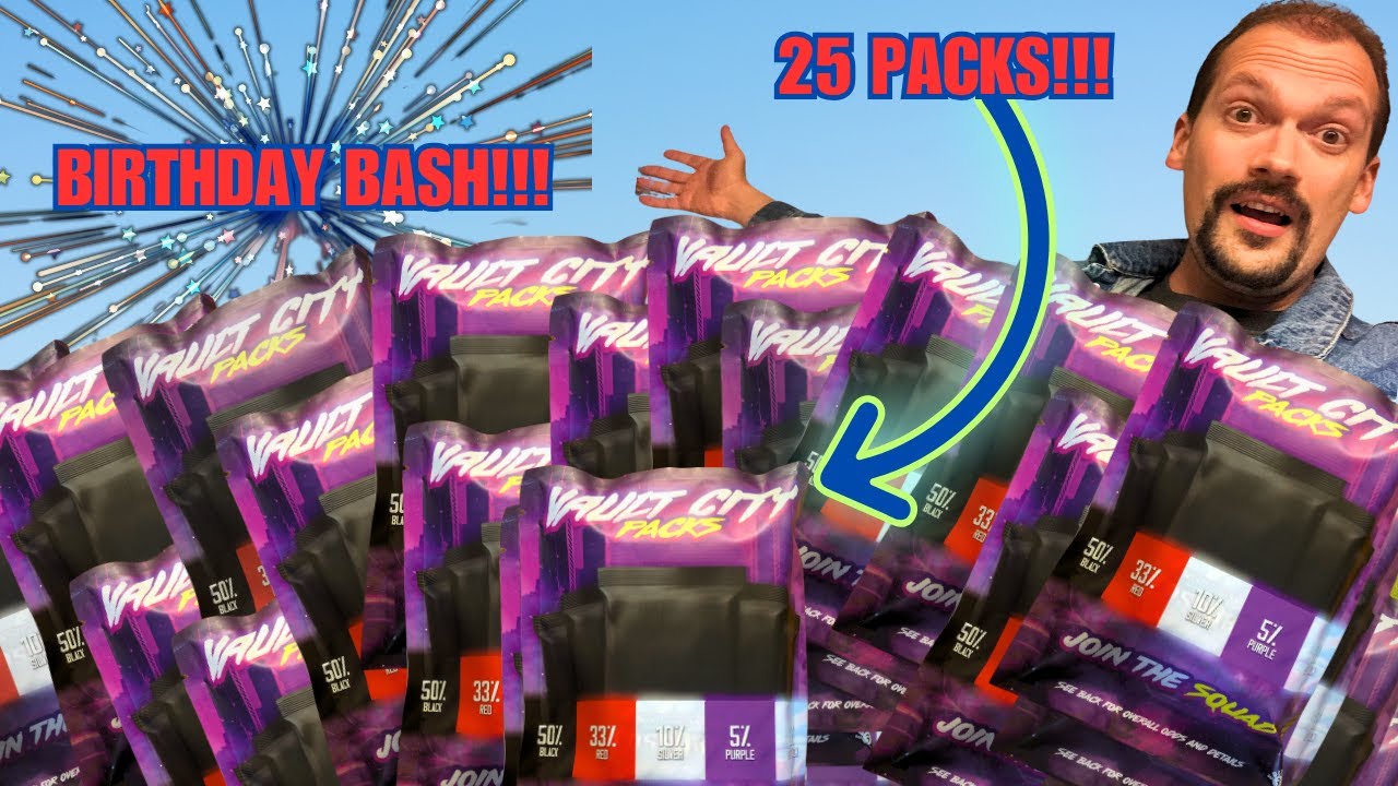 I spent $1500 on 25 Vault City Packs For My Birthday!