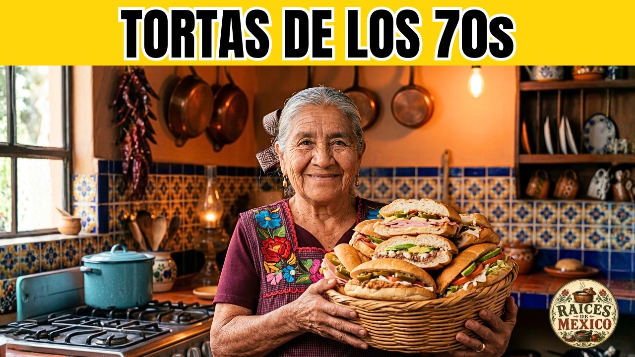 12 TORTAS MEXICANAS de los 70s que DESAPARECIERON cuando Llegó McDONALD'S