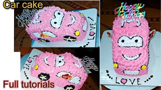 2kg Car cake decoration ideas|Car cake|Kids birthday cake