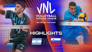 🇦🇷 ARG vs. 🇸🇮 SLO - Highlights Week 2 | Men's VNL 2023