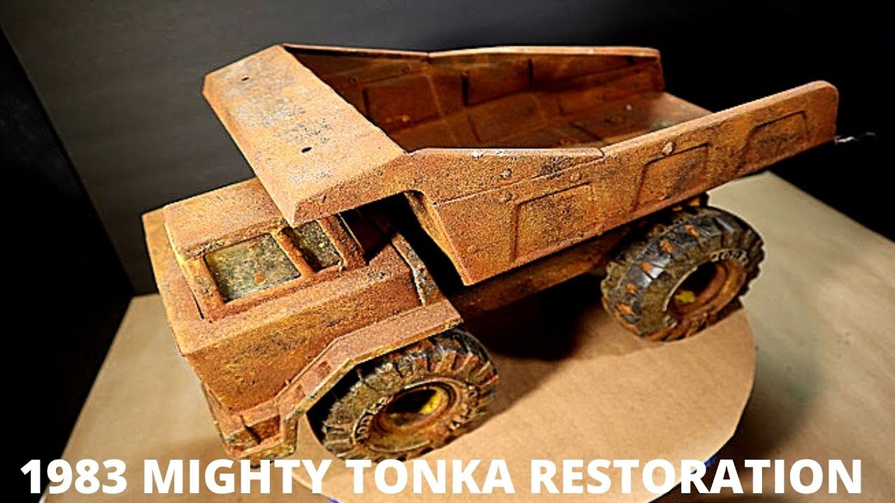 Mighty Tonka dump truck restoration YouTube