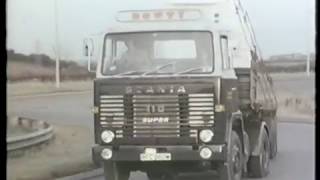 Jaywalking Takes A Lift  Day in the life of a lorry driver documentary 1974