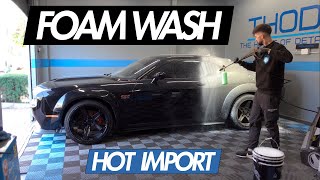 Dodge Challenger Hellcat - Foam Exterior Detailing ASMR - By THOD Madrid