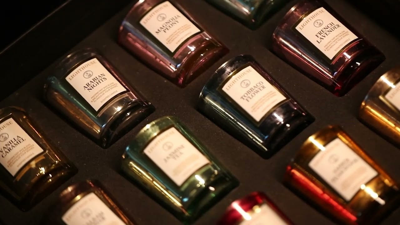Lighthouse Candle Royal Fest Fragrance Gift Box of 12 Scented Candles YouTube