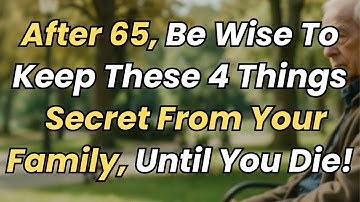 4 Secrets You Should Never Share With Your Family After 65 for a Peaceful Life. I Really Regret...