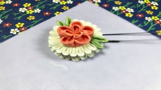✿Amazing Kanzashi Flower ✿Мастер класс  MK Цветы Канзаши Flor 手工藝品
