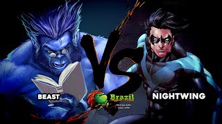 Nightwing vs Beast Mugen Ai Fights