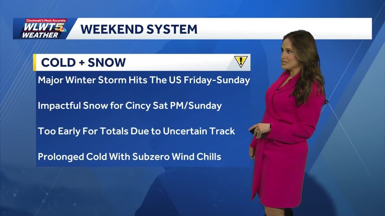 Tracking weekend winter storm latest - YouTube