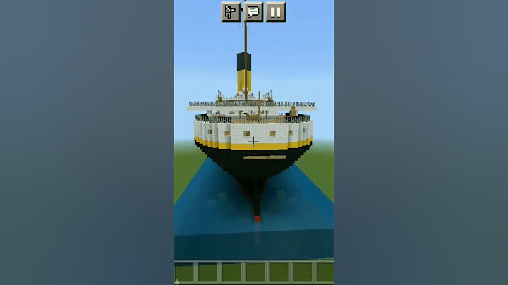 Minecraft making Titanic #shorts