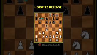 Horwitz Defense || Chess Tricks To Win Game Fast!! #shorts #shortvideo screenshot 3