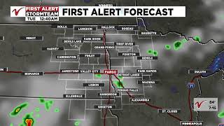 VNN Forecast Tracking Monday evening storms ahead of a quieter Tuesday