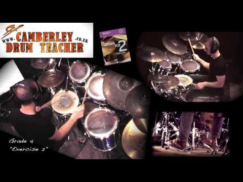 Grade 4 Exercise 2 - Trinity Drum Kit Grade 4