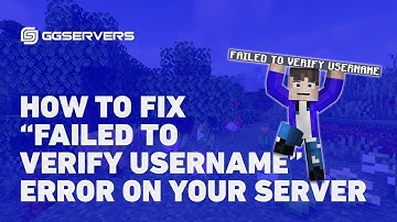 How to fix Failed to Verify Username