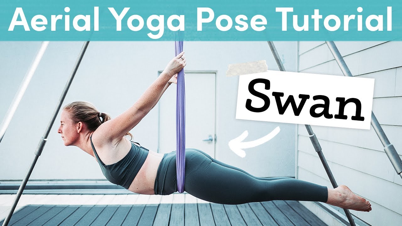 Aerial Yoga Pose Tutorial for Beginners Hip Hang YouTube