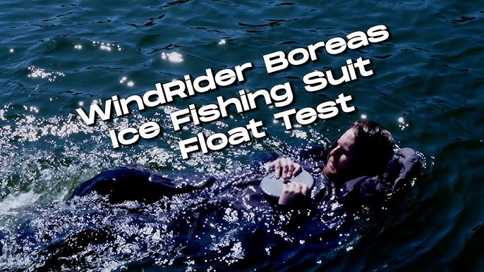 Piscifun Ice Fishing Float Suit TEST - Does it ACTUALLY help you FLOAT?! 