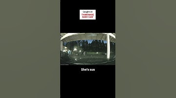 A mysterious stranger lurking in the shadows... What were they up to? | Caught on Thinkware Dash Cam