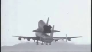Approach and Landing Tests (ALT) - Shuttle Enterprise 747 SCA takeoff