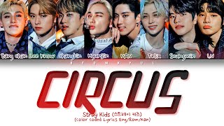 Stray Kids CIRCUS Lyrics (Color Coded Lyrics)