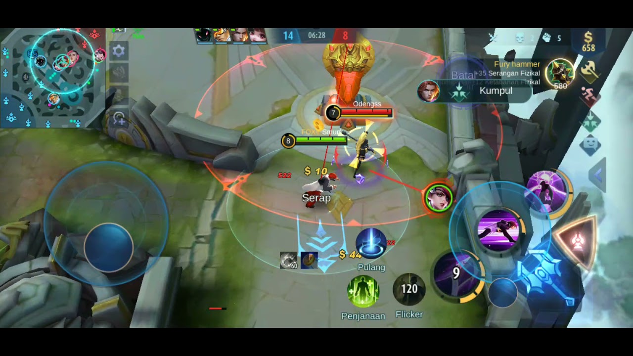 CHOU TIKTOK BEST FREESTYLE GAMEPLAY EP6 - Smurf MOBA | MLBB - YouTube