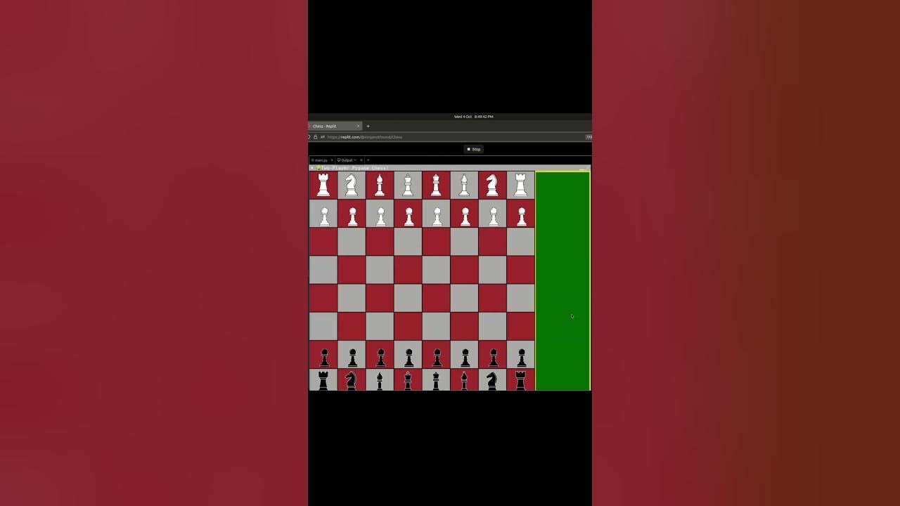 Coding a Python chess game using pygame library. #python - YouTube