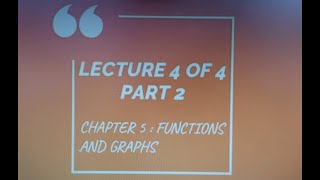 CHAPTER 5 ~ LECTURE 4 OF 4 (PART 2)