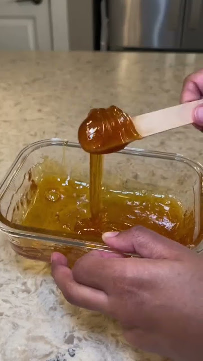 How to make at-home sugar wax