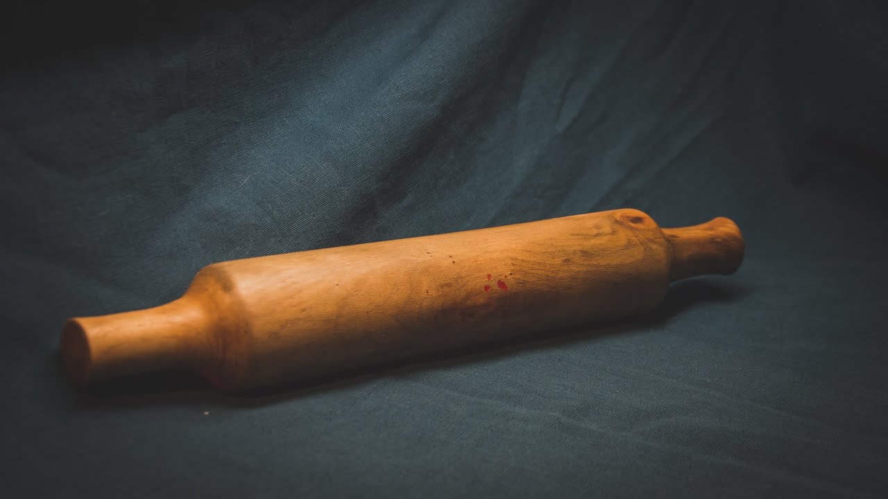 Wood turning a rolling pin | Scrap Wood (no resin)