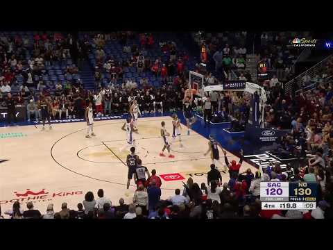 Pelicans throw down REVERSE ALLEY-OOP DUNK up 10 in final seconds vs. Kings 👀 | NBA on ESPN