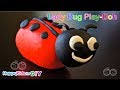 Lady bug play doh  playdough crafts  kids crafts and activities  happykids diy