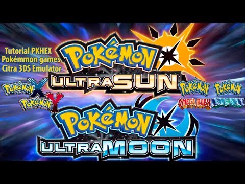 Tutorial como usar PKHex - Editar Pokemon Ultra Sole / Luna X / Y e ORAS de 3DS