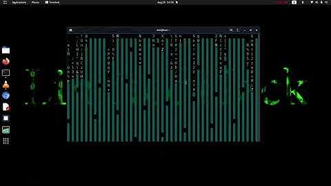 Matrix terminal / Kali Linux