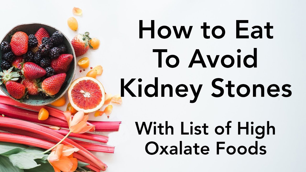 Kidney Stone Diet Chart