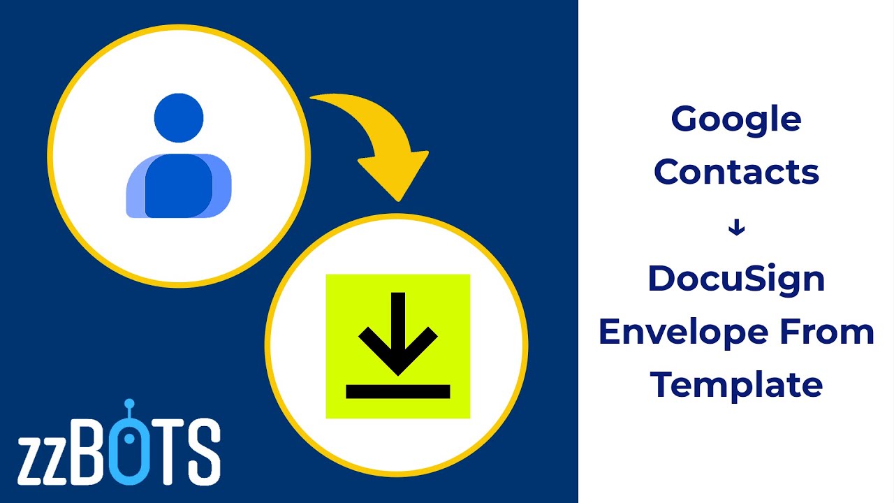 How to Sync Google Contacts Contacts over to DocuSign envelope from