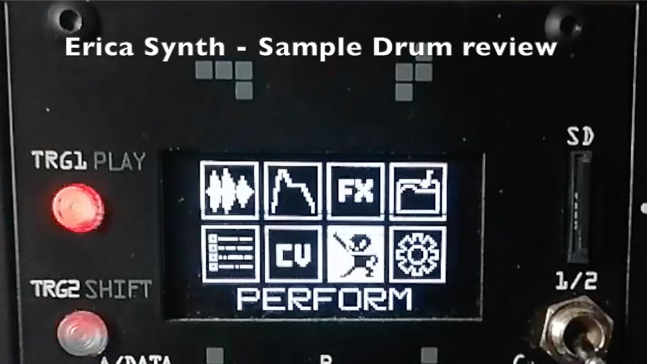 Erica Synths - Drum Sample (making modular Jungle, hardcore