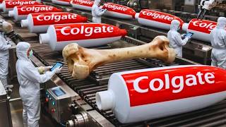 Inside The Largest Toothpaste Factory How Animal Bones Become Your Toothpaste Full Process