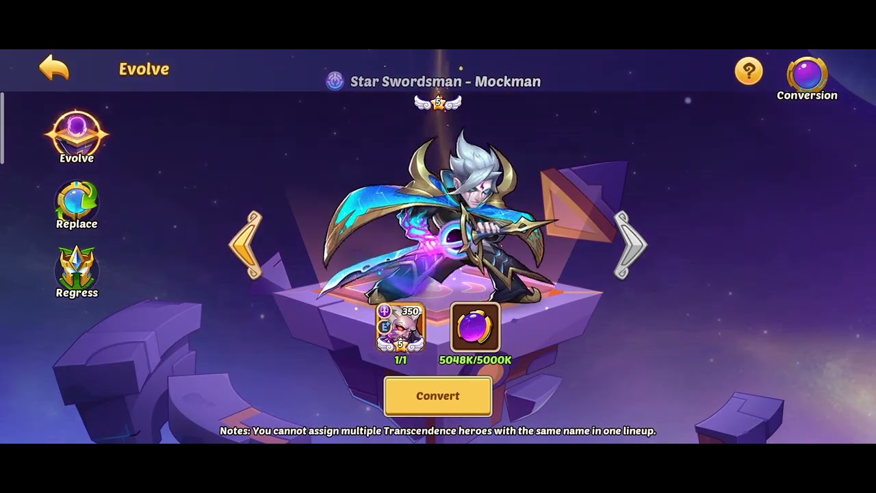 idle heroes - first look MOCKMAN Transcendence
